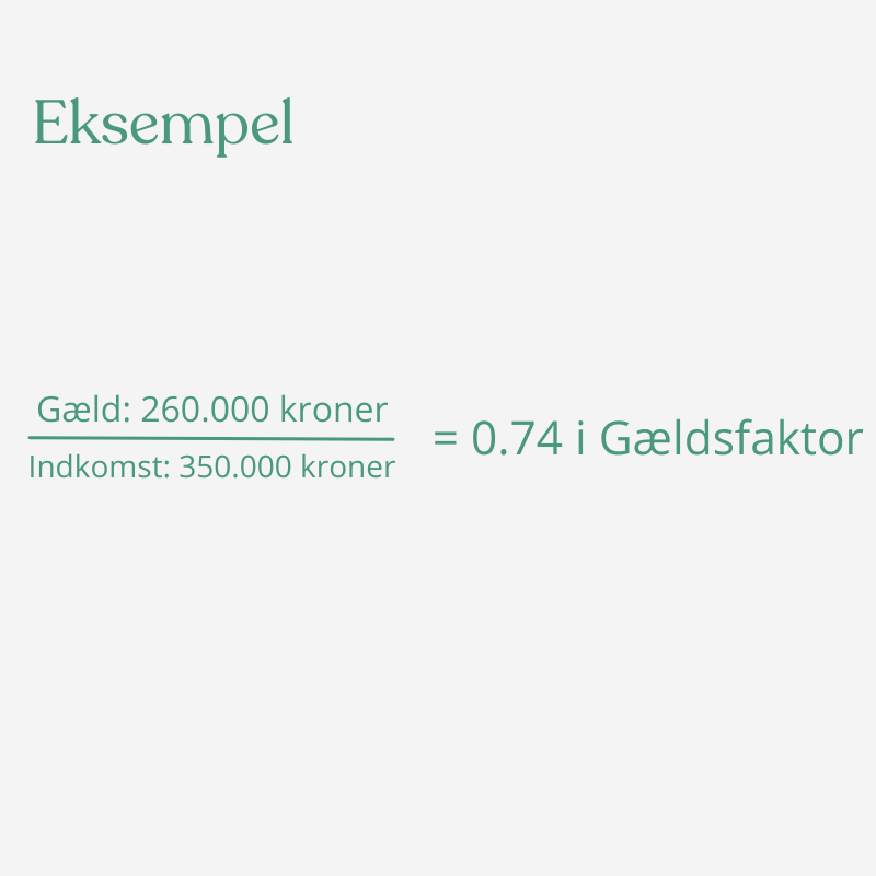 Gældsfaktor beregning.
